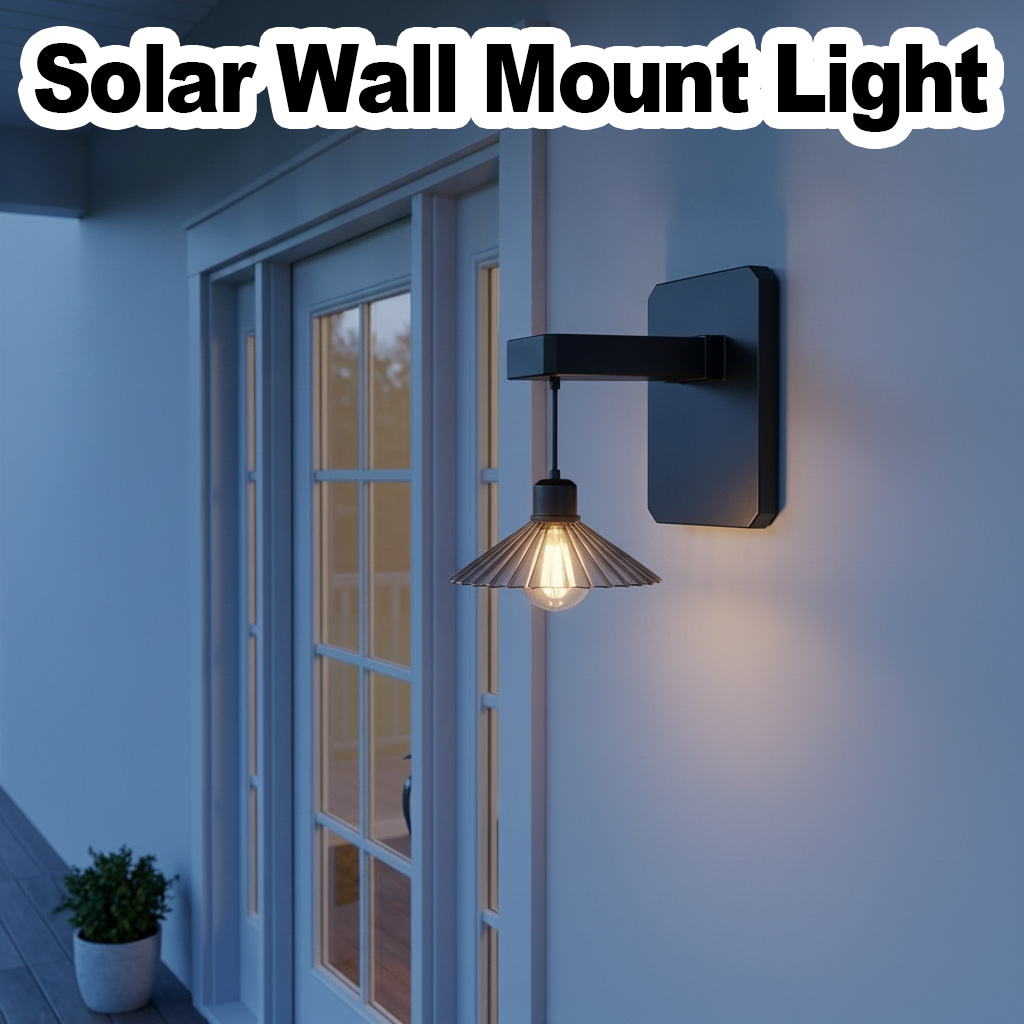 Gardening Tools B&M - Hanging Wall Lantern Anti-Rust Solar Powered