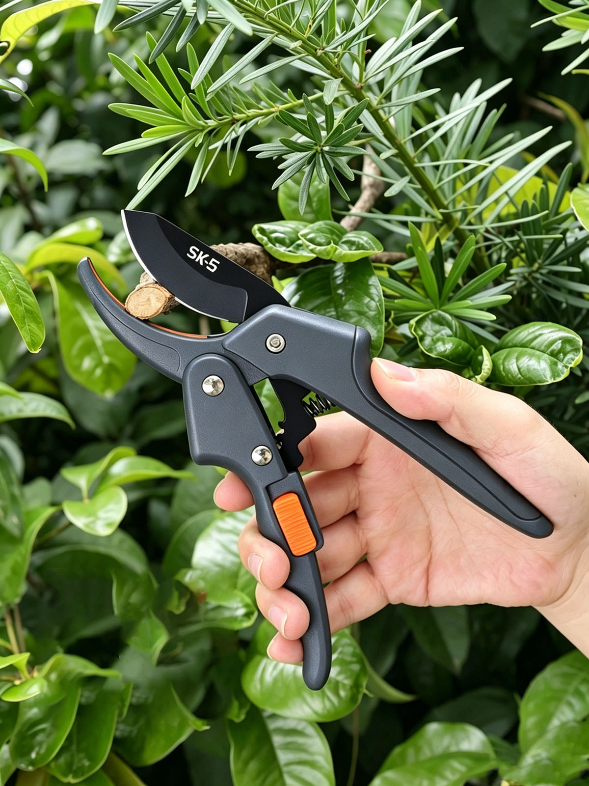 Gardening Tools To Cut Branches - SK5 Stainless Steel Pruning Shears Labor