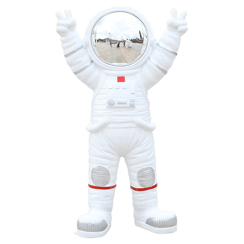 Gardening Tools Sketch - Astronaut sculpture ornament outdoor fiberglass garden