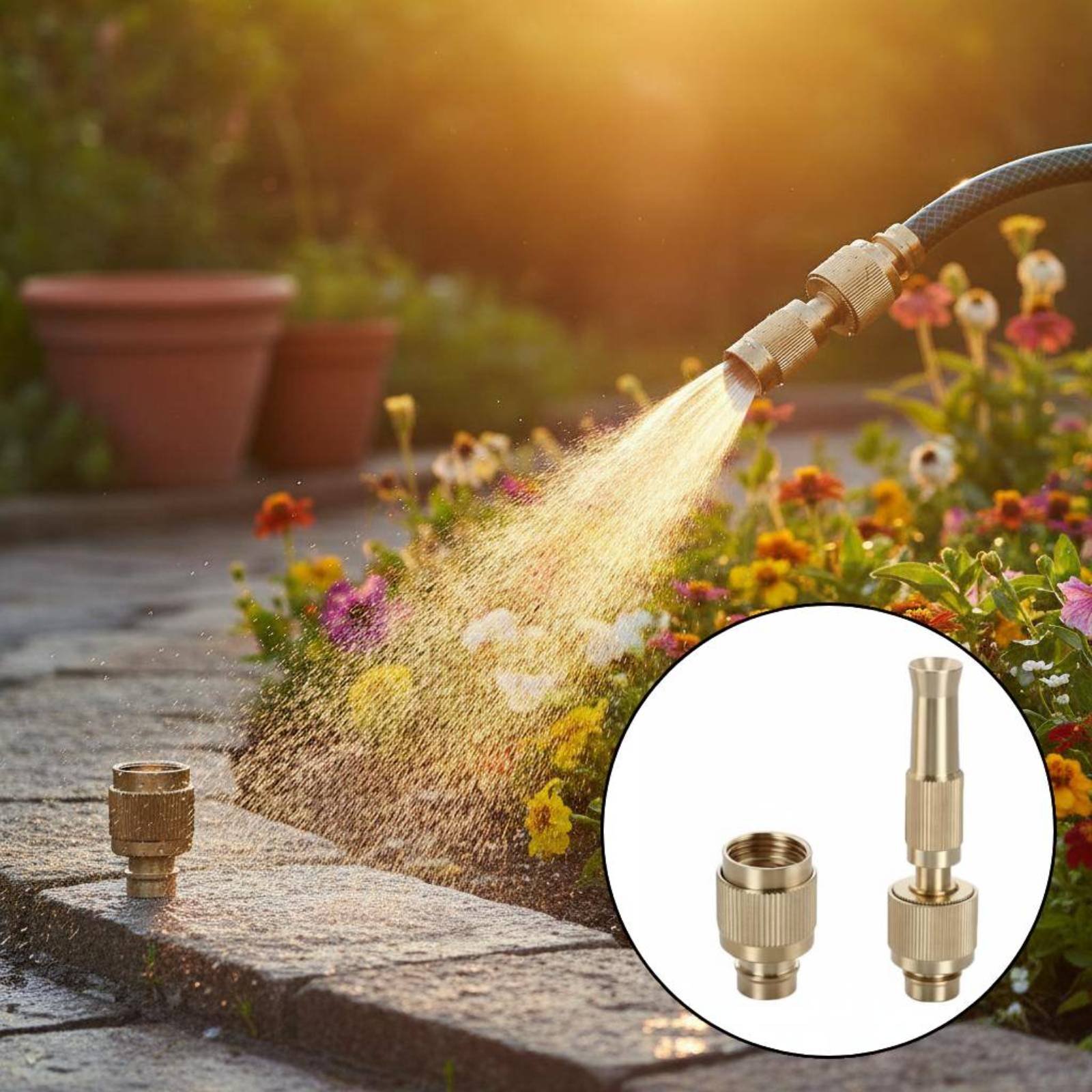 Gardening Tools Water - Brass Water Universal Connector Car Wash
