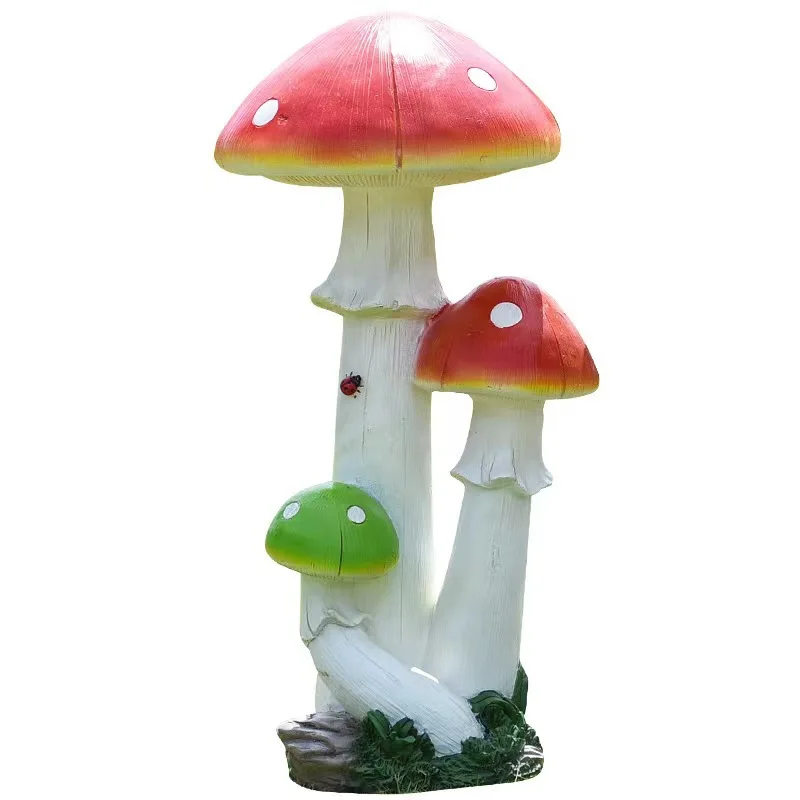 Gardening Tools Sketch - Outdoor simulation large mushroom model sculpture