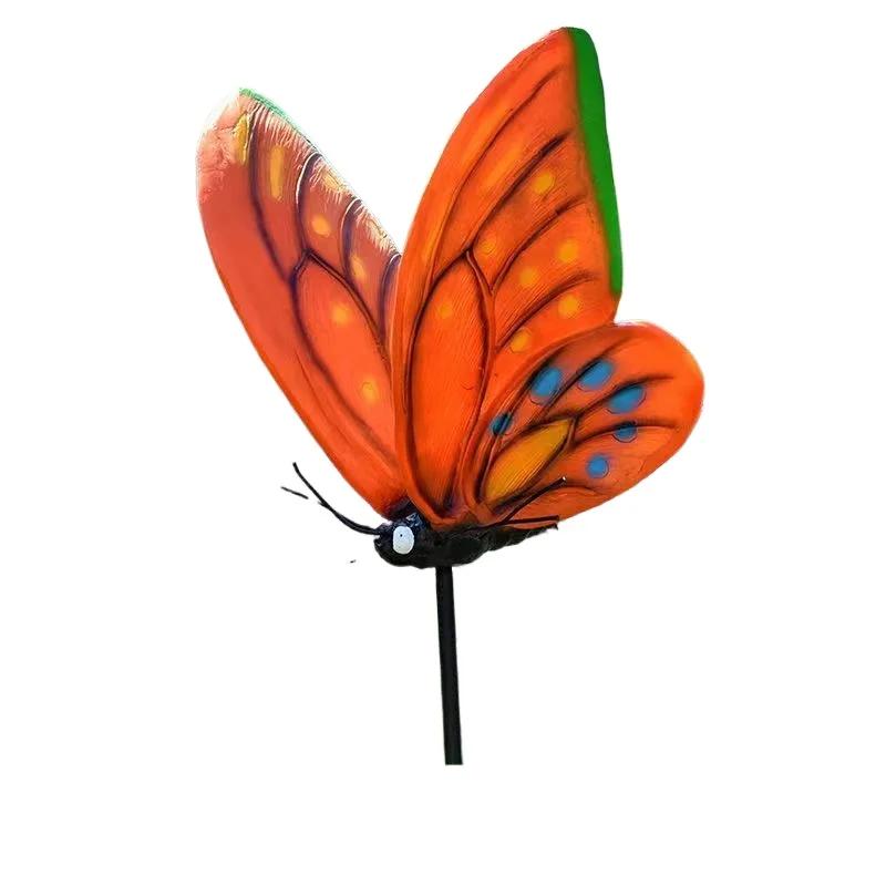 Gardening Tools Sketch - Outdoor butterfly sculpture simulation animal sketch