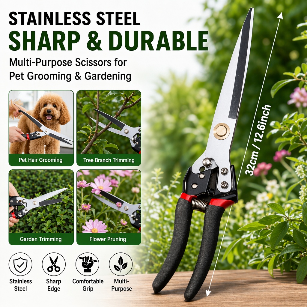 Gardening Tools To Cut Branches - Scissors Heavy Duty Scissors Sheep Garden
