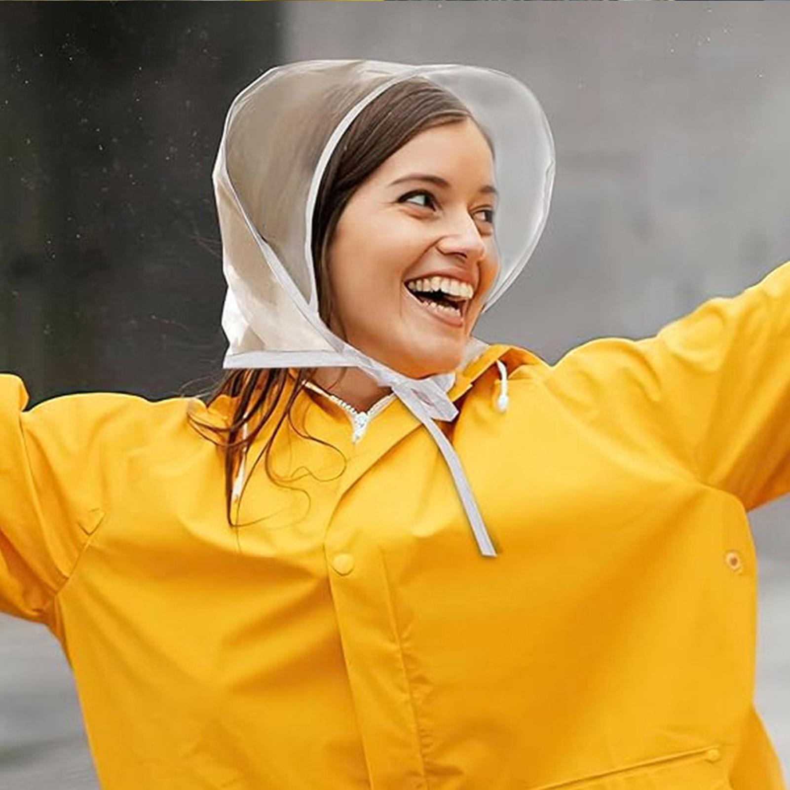 Reusable Transparent Rain Hat  - Gardening Tools Store review and price