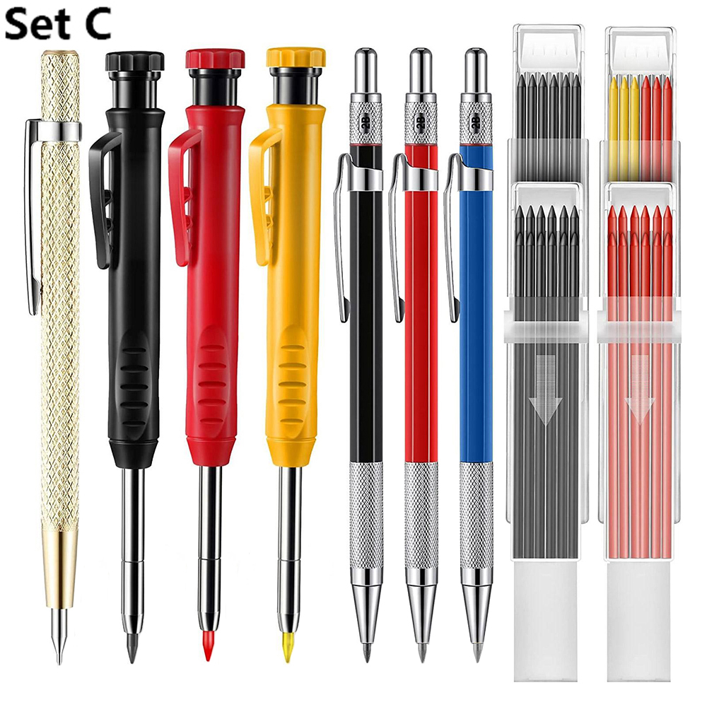 A/B/C/D Set Carpenter Pencils  - Gardening Tools B&M review and price