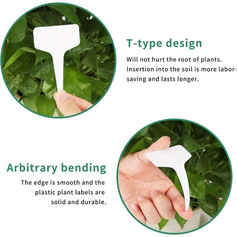 20/120pcs Durable T-Shaped Pla - Garden Label Marker review and price