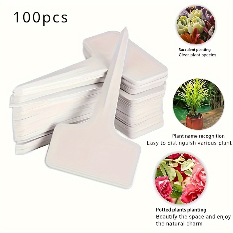 20/120pcs Durable T-Shaped Pla - Garden Label Marker review and price
