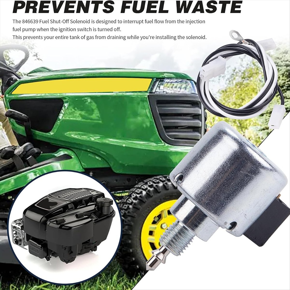 A24I 846639 Shut-Off Solenoid  - Gardening Tools B&M review and price