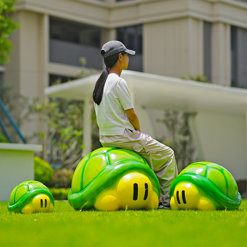Cartoon turtle fiberglass scul - Gardening Tools Sketch review and price