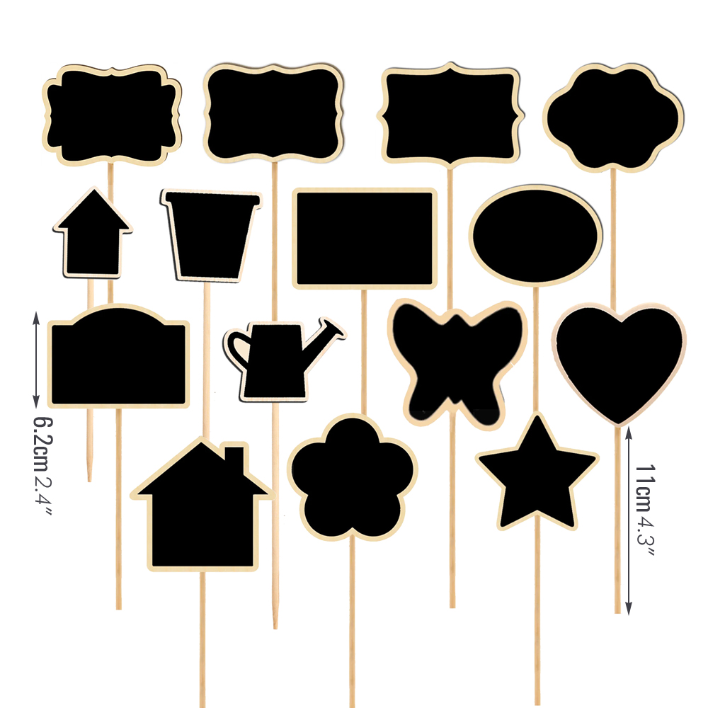 10PCS Wood Mini Chalkboard Sig - Garden Label Marker review and price