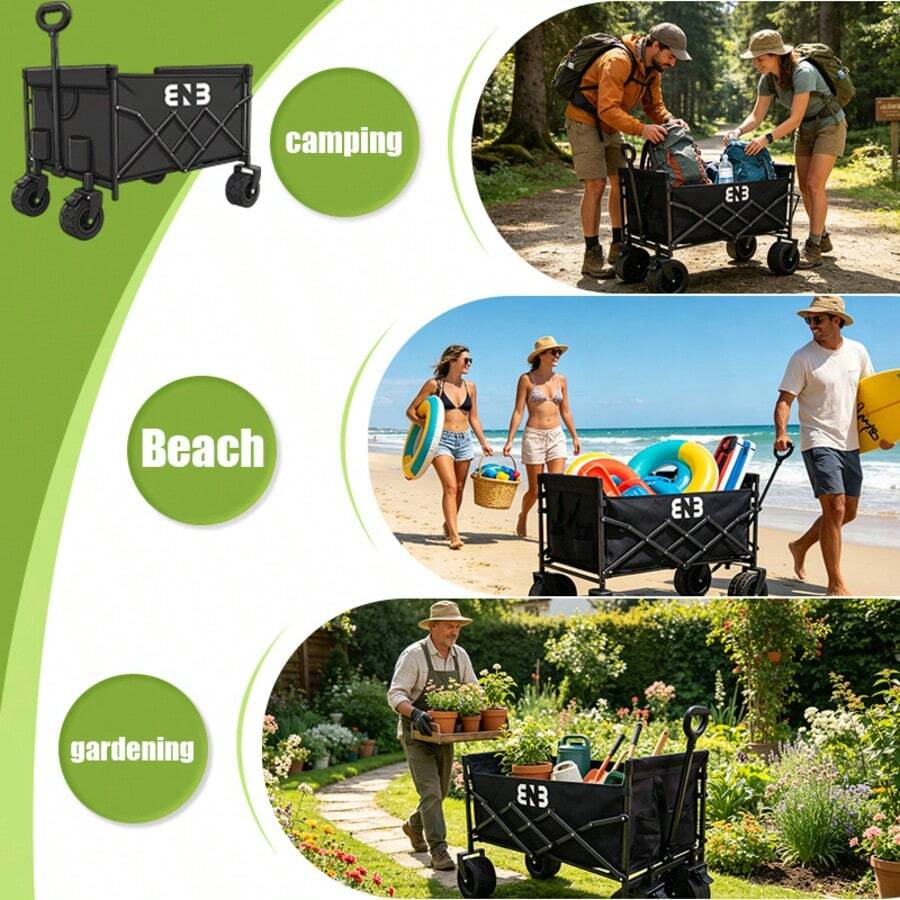 New Portable Camping Cart, All - Gardening Tools Store review and price