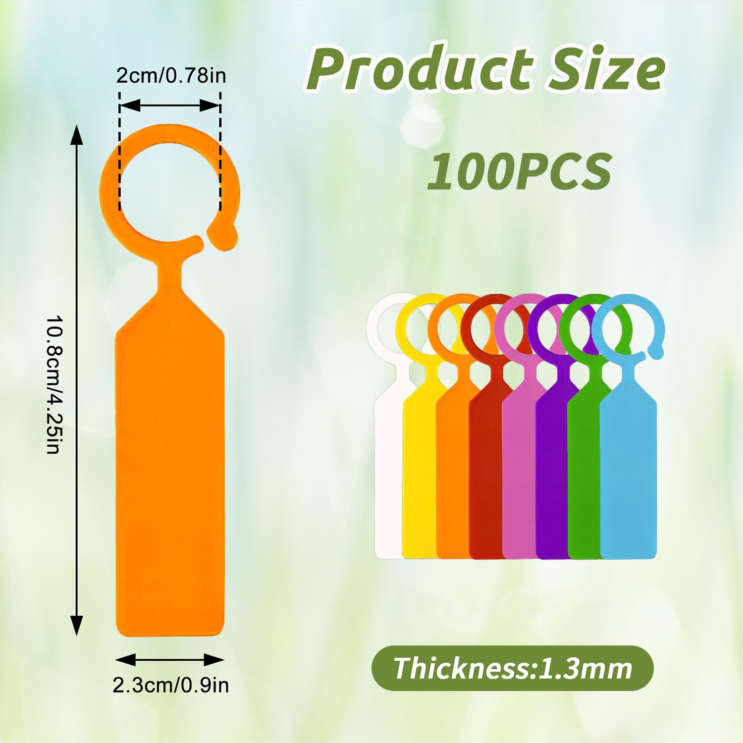 100PCS 10.7x2.3CM Plastic Gard - Garden Label Marker review and price