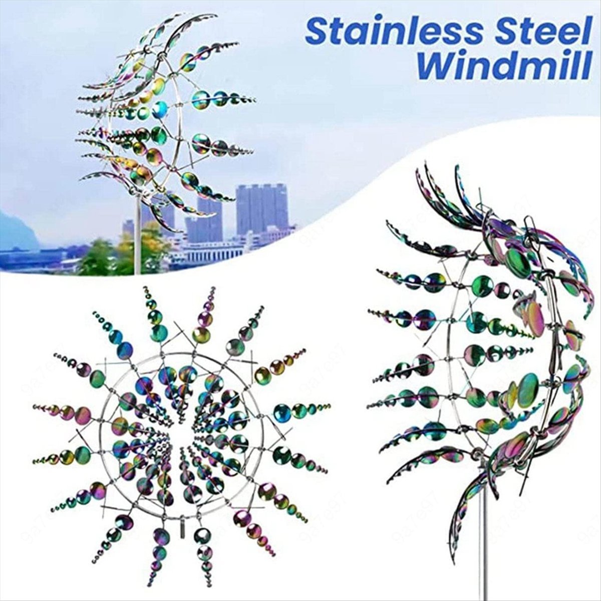 KSOL Magical Metal Wind Spinne - Gardening Tools B&M review and price