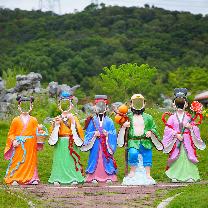 Eight Immortals Crossing the S - Gardening Tools Sketch review and price