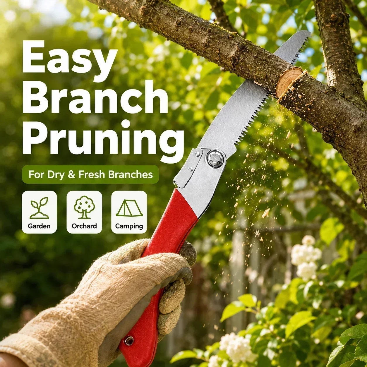 Folding Pruning Saw 210mm SK5  - Gardening Tools To Cut Branches review and price